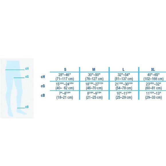 JOBST Opaque Compression Pantyhose 15-20mmHg Clos - Picture 3 of 6